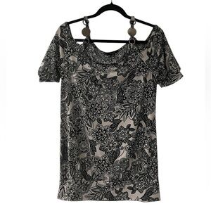 Y2K Rhapsody Floral Vintage Top Womens Size Large